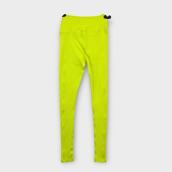 Year of Ours Malibu Ribbed Legging in Highlighter Yellow Women’s Size XS NWT - Picture 5 of 7